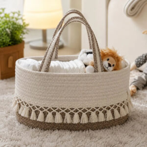 Boho Diaper Caddy Organizer for Baby