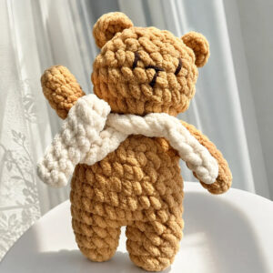 Artisan Crochet Bear: Caramel